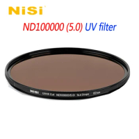 NiSi 77mm 82mm 95mm ND100000 5.0 Solar UV Filter 16.6 Stops High Gear Blocking Strong light with UV Infrared Protection Filter