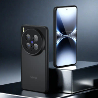 Ốp Cho Vivo X200 X100 Ultra, Ốp Cho Vivo X200 X100 Pro X200 Pro Mini, Ốp Lì Màu Đen Đơn Giản, Ốp Điệ
