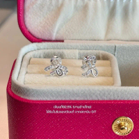 Stud Bow Gram | ต่างหูโบว์แกรม | ขนาด 10*7 มิล | เงินแท้92.5% | ราคาต่อคู่ ขนาด 10*7มิล [01]