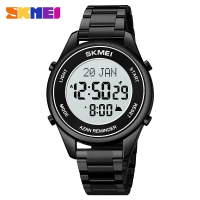 Certified products skmei Azan watch for Muslim prayer Qilla compass adhan alarm wrist watch Hijri ca