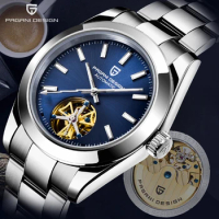 PAGANI DESIGN Top Brand Business Waterproof Mechanical WristWatch Stainless Steel Men Sapphire Glass Tourbillon Automatic Clock