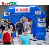 Customized Airtight Inflatable Arch Inflatable Start Finish Line Banners Car Racing Running Archway with Air Pump for Event