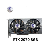CCTING RTX 2070 8GB Graphics Card GDDR6 256Bit PCIE PCI-E3.0 16X 1470MHz 2304units DP*3 HDMI*1 rtx2070 Gaming 8G Video Card