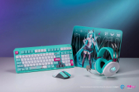 【ASUS 華碩】 TUF Gaming Hatsune Miku Edition 套組(青軸)_初音聯名