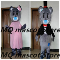 wedding Teddy Bear Mascot Costumer Cartoon Girl Bear Cosplay Costumer Birthday Bear Boy Character Fancy Dress Mask Party Event