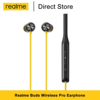 Realme Buds Wireless Pro Bluetooth 5.0 Earphone Neckband Headset Active Noice Cancellation Bass Boost Driver 22-hour playback