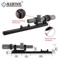 Marcool Fast Zooming System Scope Switch 30mm/34mm Tube Tactical Hunting Optical Centerline Height Mount Riflescope Scopeswitch