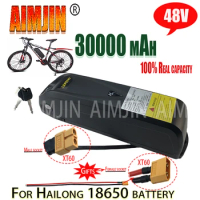 48V 30000MAH For Hailong 48V Electric Bicycle Mountain Bike Electric Motorcycle 18650-35E Battery Long Endurance