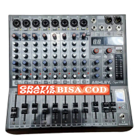 Mixer ashley super m8 superm8 original 99dsp  8 Mono/ Mic Line 3 Band EQ Gain Control High, Mid, Low
