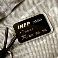 Funny MBTI บุคลิกภาพอะคริลิคพวงกุญแจจี้สำหรับผู้ชายผู้หญิงคีย์แหวนวงแหวนแบ็คแพ็คสร้างสรรค์อุปกรณ์ตกแ