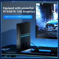 Newest Gaming PC14th Gen Intel i9 14900F NVIDIA RTX 4070 12G 2xDDR5 Max 4TB Nvme Windows 11 Mini Gamer Computer Desktop PC WiFi6