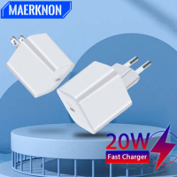 20W PD Charger USB Type C Fast Charging For iPhone 14 13 iPad Huawei Xiaomi Samsung Mobile Phones PD Charger Wall Charger Adapt