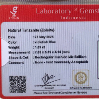 NATURAL TANZANITE ZIOSITE ID LOG IN
