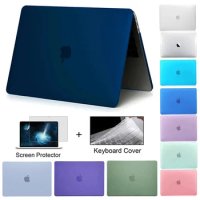 Matte Laptop Case For Apple Macbook Air 15.3 A2941 M2 M1 Chip Pro 13 A2338 Air 13 A2337 A2179 2022 Air 13.6 A2684 Pro 14.2 A2442