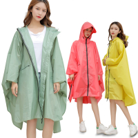 泰博思 斗篷雨衣 一件式雨衣 前開雨衣 加寬雨衣 親子雨衣 背包雨衣 防水風衣【F0592】