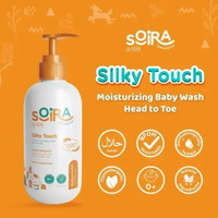 Soira organics silky touch Moisturizing Baby Wash Head to Toe 3in1 sampoo sabun dan konditioner untu