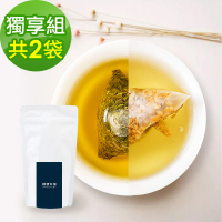 【順便幸福】黃金蕎麥茶+桂花烏龍茶各10包/袋-共2袋(蕎麥 桂花 可冷泡)