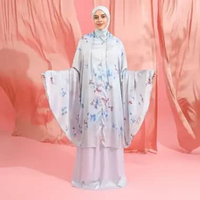 Lozy Hijab - Lesti Prayer Set Series 2 (Mukena Bahan Silk Set Pattern Motif 2in1 Koleksi Raya Lebara