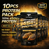 [Bundling 10] Dada Ayam Sous Vide Protein Matang Ready to Eat Rendah Kalori & Lemak Fillet Potong Da