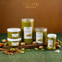 PARVEEN PISTACHIO PASTE SPREAD PREMIUM | ADONAN PISTACHIO TANPA CAMPURAN | ADONAN TOPPING ROTI CAKE 