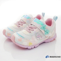 日本月星Moonstar機能童鞋甜心女孩競速系列10808白(中小童段)