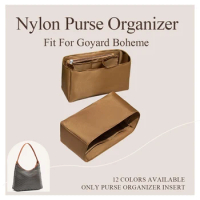 Nylon Purse Organizer Insert Fit for Goyard Boheme Hobo Bag Lightweight Inner Liner Bag Cosmetics In