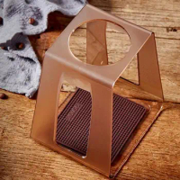 1pc Drip Coffee Stand Coffee Dripper Stand Filter Holder Gift, Brown