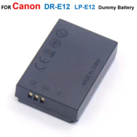 DR-E12 DC Coupler LP-E12 Dummy Battery Fit Camera Power Adapter Charger Supply For Canon EOS M EOS-M2 EOS M50 M10 M100 EOS-M100