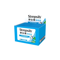 舒立效Strepsils 勁涼薄荷風味潤喉糖x12包(共96粒)