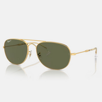 Ray Ban｜RB3735-001/58 飛行員圓形金屬偏光太陽眼鏡