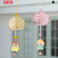 POP MART PUCKY Home Time Series Wind Chime Hangings Blind Box Mystery Box Doll Cute Anime Figure Ornaments Collection Gift