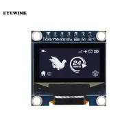 1pcs 7pin 0.96 inch IIC SPI Serial White OLED Display Module 128X64 I2C LCD Screen Board 0.96" SSD1315 for Arduino/stm32/51