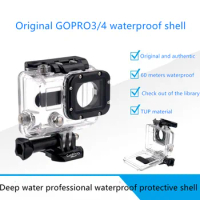 GoPro hero3 Hero 3 + hero 4 original accessories 60m deep diving camera original waterproof case (second hand)