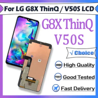 6.4 inch Original For LG G8X ThinQ 2019 G850 LMG850EMW LG V50S ThinQ LM-V510 Display Touch Screen Digitizer Assembly With Frame