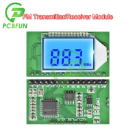 500mW 87-108MHZ PLL LCD Digital FM Radio Transmitter/Receiver Module Wireless Microphone Stereo Board Digital Noise Reduction