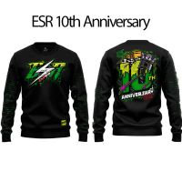 SWEATSHIRT ESR 10th ANNIVERSARY 2024 New Men's Motorcycle Jerseys T-shirt