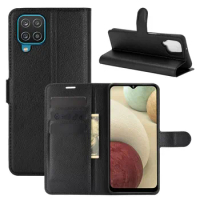 Lychee Pattern Flip PU Leather Wallet Phone Case For Samsung Galaxy A32 A12 M51 A42 5G A21 US M31S M01 A31 A52 A72 100Pcs/Lot