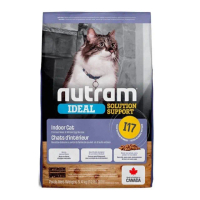 【Nutram 紐頓】I17室內化毛貓雞肉燕麥 5.4KG(貓飼料、貓糧、成貓)
