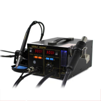 3 in 1 SMD Rework Station YIHUA 968DB+ Soldering Station With Smoke Absorber