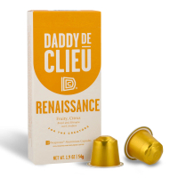 Daddy de Clieu Renaissance Nespresso Compatible Medium Roast Brazil & Ethiopia 10 Count Aluminium Co