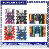 SAMIROB ESP32-C3 ESP32-S3 ESP32-H2 ESP32-C6 Development Board ESP32 C3 SuperMini WiFi Bluetooth ESP3