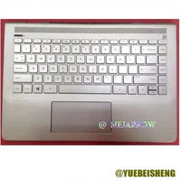YUEBEISHENG 95%New For HP Pavilion 14-BF Pavilion14-BF tpn--c131 Palmrest US keyboard upper cover Touchpad