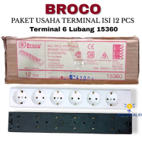 PAKET USAHA ISI 12 PCS TERMINAL BROCO 6 LUBANG 15360 PU