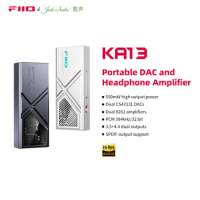 FiiO/JadeAudio KA13 Dual CS43131 Portable DAC Amplifier for IOS/Android 3.5mm and 4.4mm Balanced Output, 550mW high Power