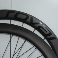 2024 New road bike carbon wheels 50mm Tubuless compatible Clinicer 25mm UD matte black logo 700C carbon wheelset