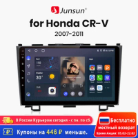 Junsun V1 AI Voice Wireless CarPlay Android Auto Radio for Honda CRV CR-V 3 2007-2011 4G Car Multimedia GPS 2din autoradio