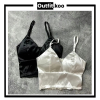 Tank Top Cup Bra Satin Luxury Atasan Wanita