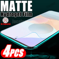 4PCS Matte Hydrogel Film For Xiaomi Redmi Note 10 S Pro 5G 10S 10Pro Note10 Note10S Note10Pro Phone Screen Protector Protection