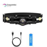 Portable mini Powerful LED headlamp rechargeable lampe frontale head lamp nitecore lanternas de led recarregavel for Camping