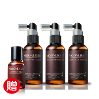 【Moonlight 莯光】進化版 豐盈生機毛囊精華液 70mL x3入(贈進化版 茶樹控油洗髮精 50ML)